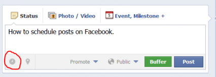How to Schedule Posts on Facebook