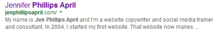 Meta description example